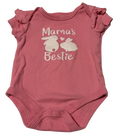 Girls 3-6 Month Short Sleeve Onesie