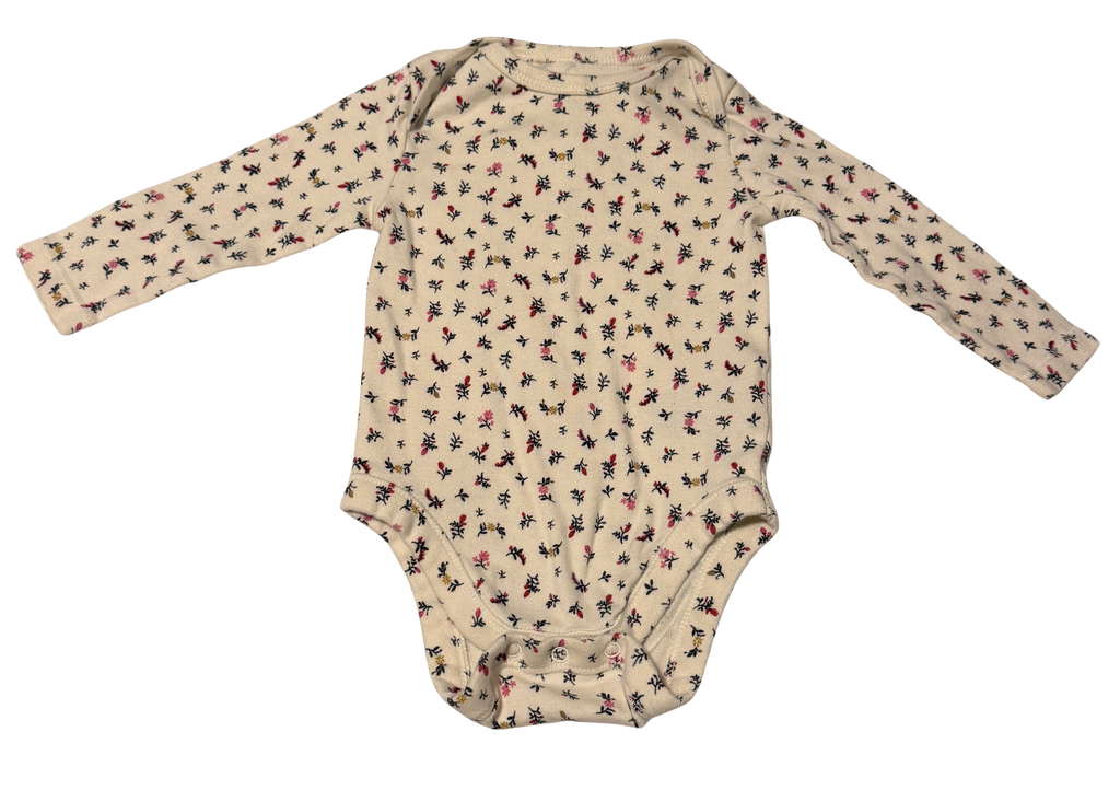 Girls 3-6 Month Long Sleeve Onesie