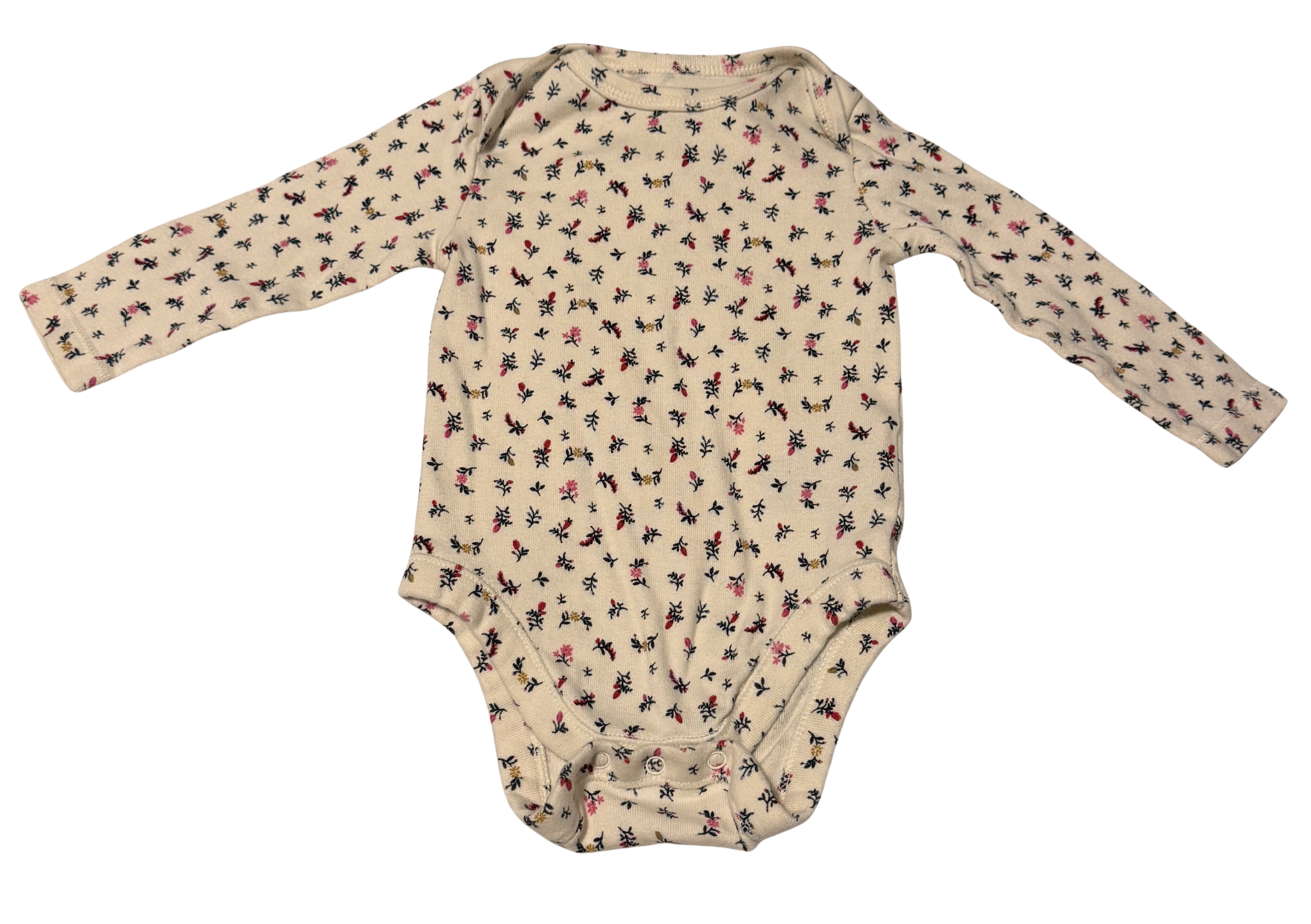 Girls 3-6 Month Long Sleeve Onesie