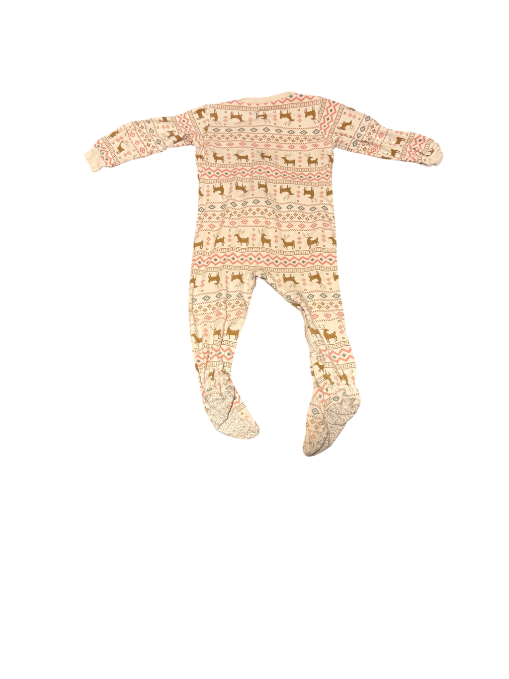 Girls 2T Footed Pajamas with Zipper