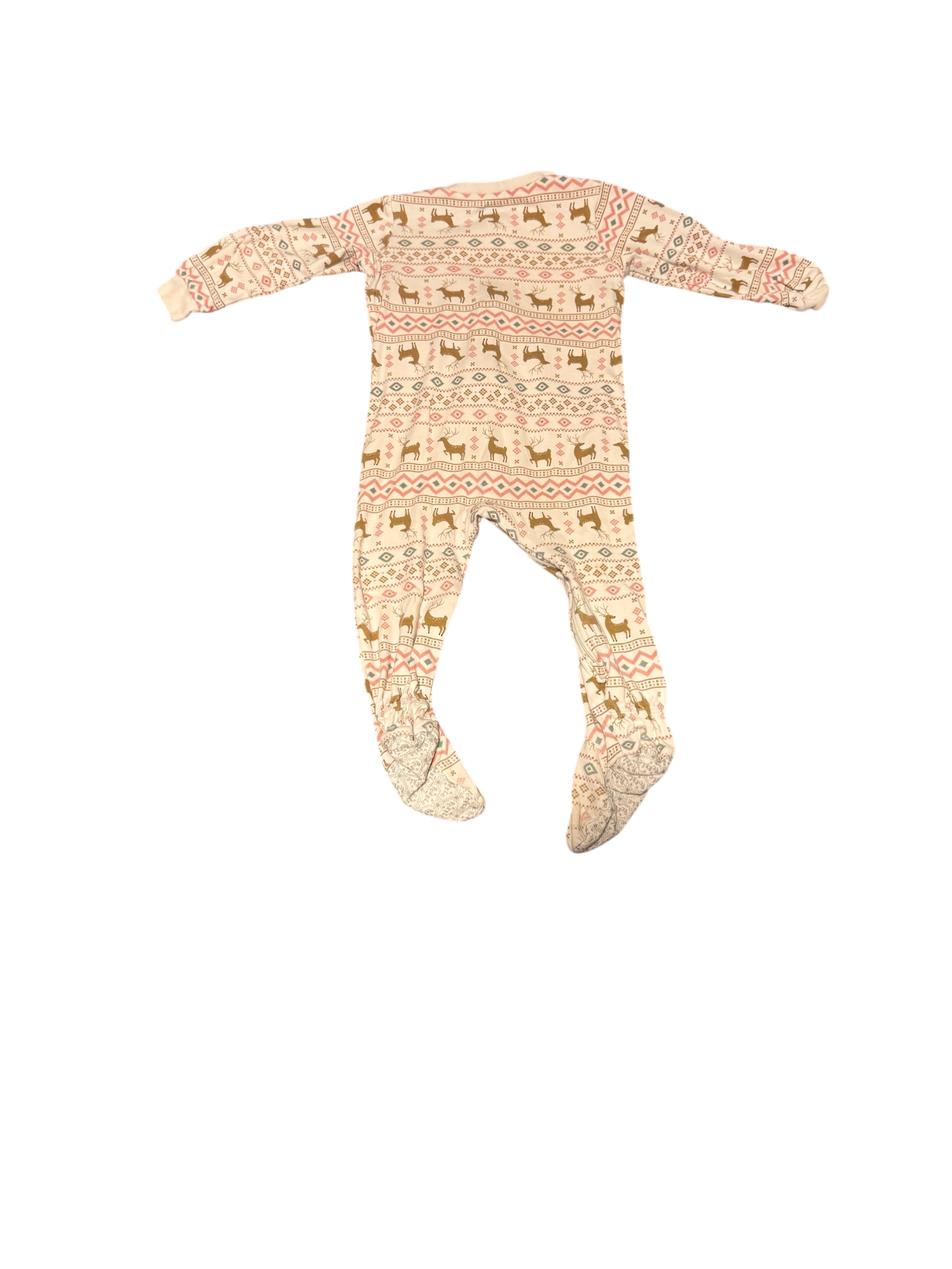 Girls 2T Footed Pajamas with Zipper