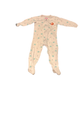 Girls 2T Footed Pajamas with Zipper