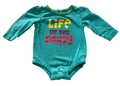 Girls 6-12 Month Long Sleeve Onesie