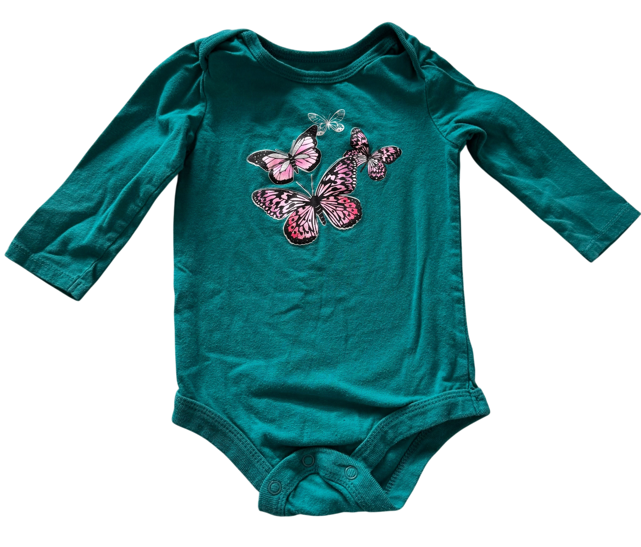 Girls 6-12 Month Long Sleeve Onesie