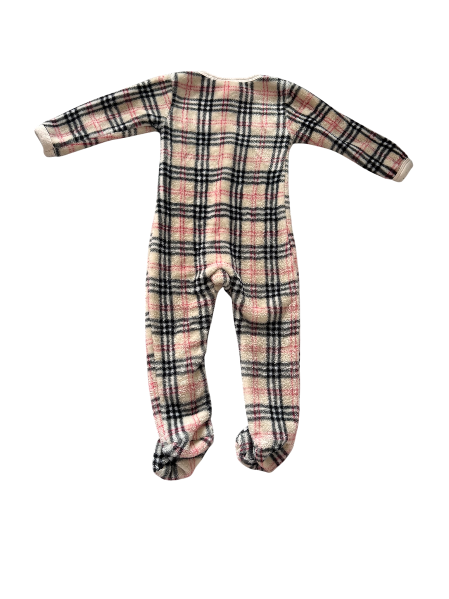 Girls 12 Month Footed Pajamas with Zipper