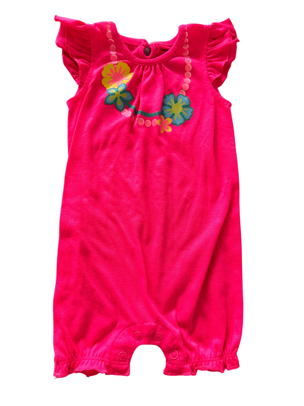 Girls 6-12 Month Short Sleeve Romper