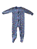 Girls 12-18 Month Footed Pajamas with Zipper