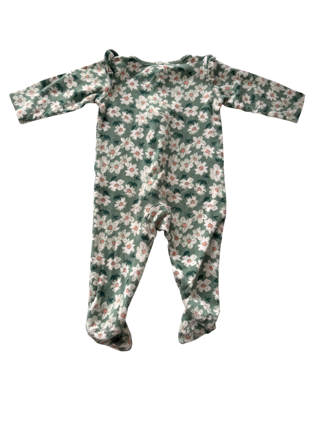 Girls 9 Month Footed Pajamas with Zipper