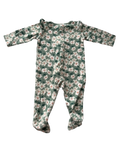 Girls 9 Month Footed Pajamas with Zipper