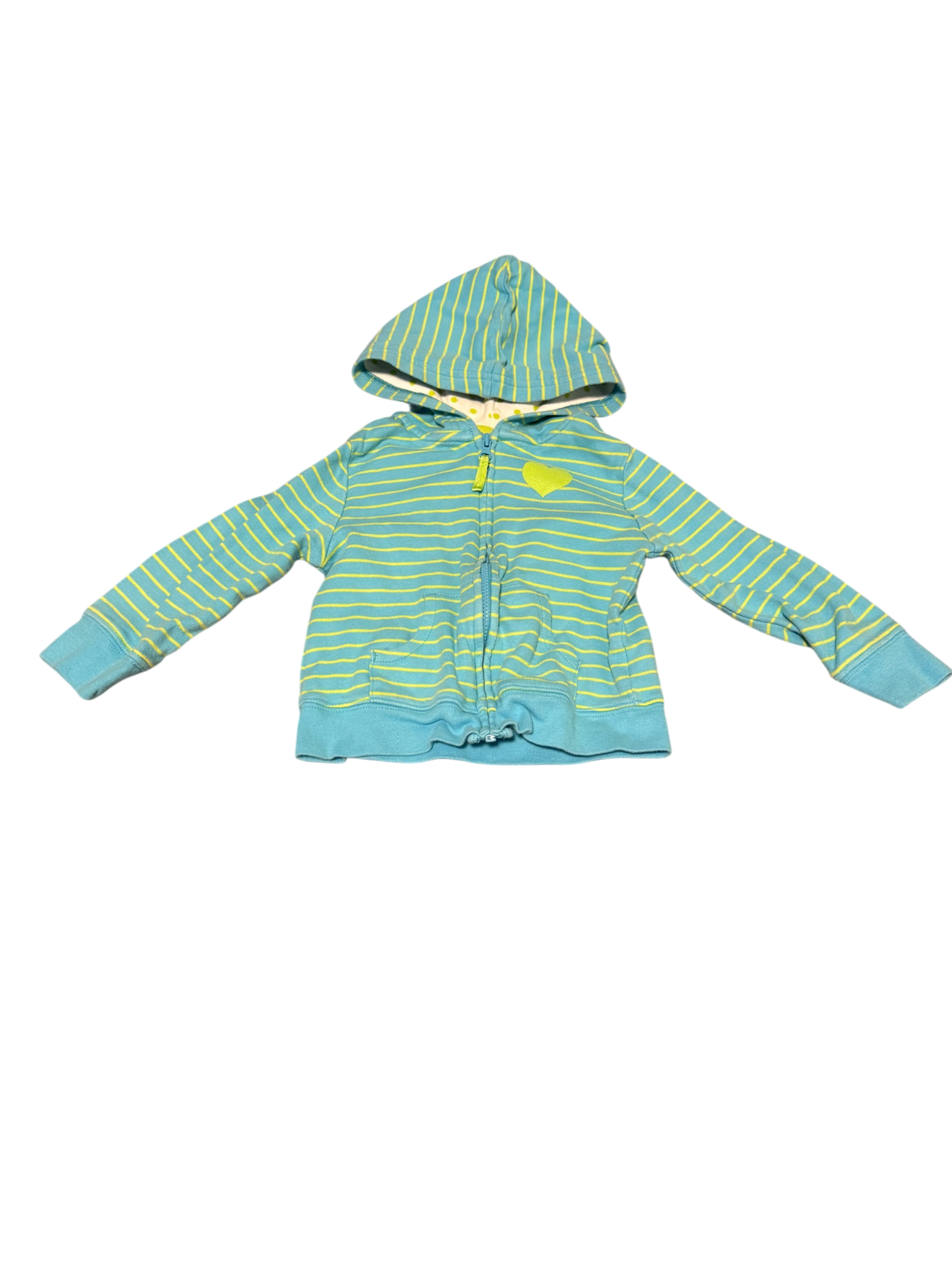 Girls 18 Month Zip Up Hoodie