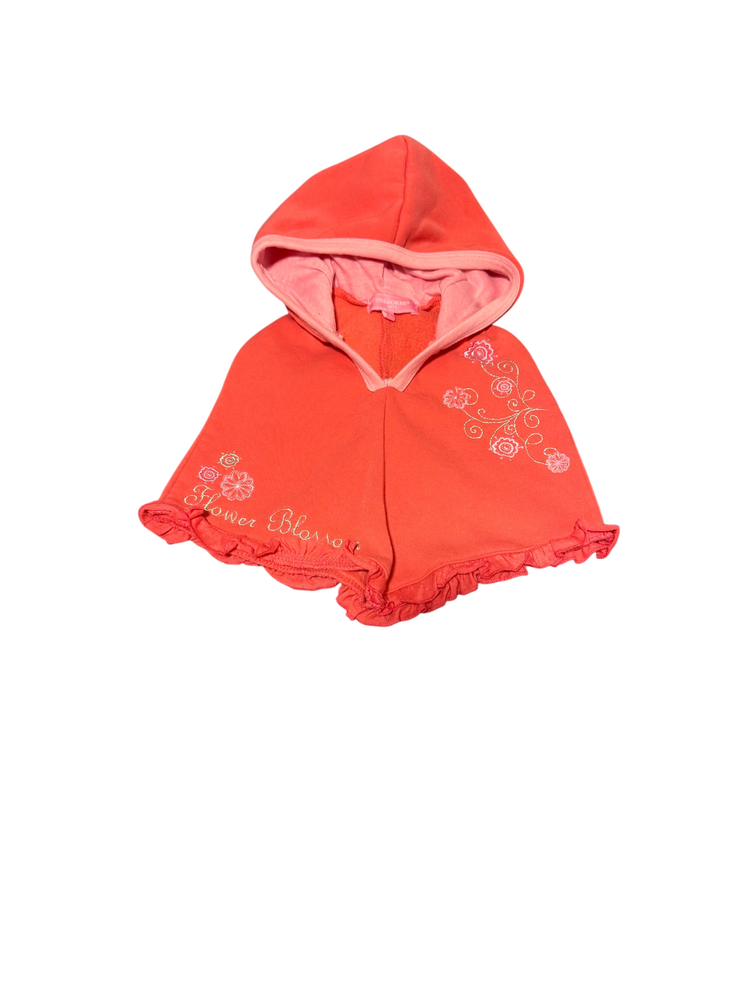 Girls 2T Hooded Poncho