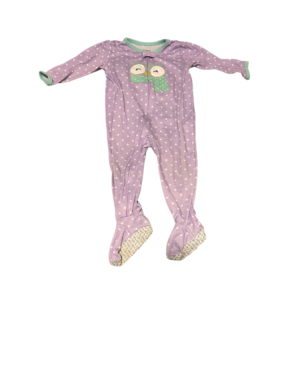 Girls 18 Month Footed Pajamas with Zipper