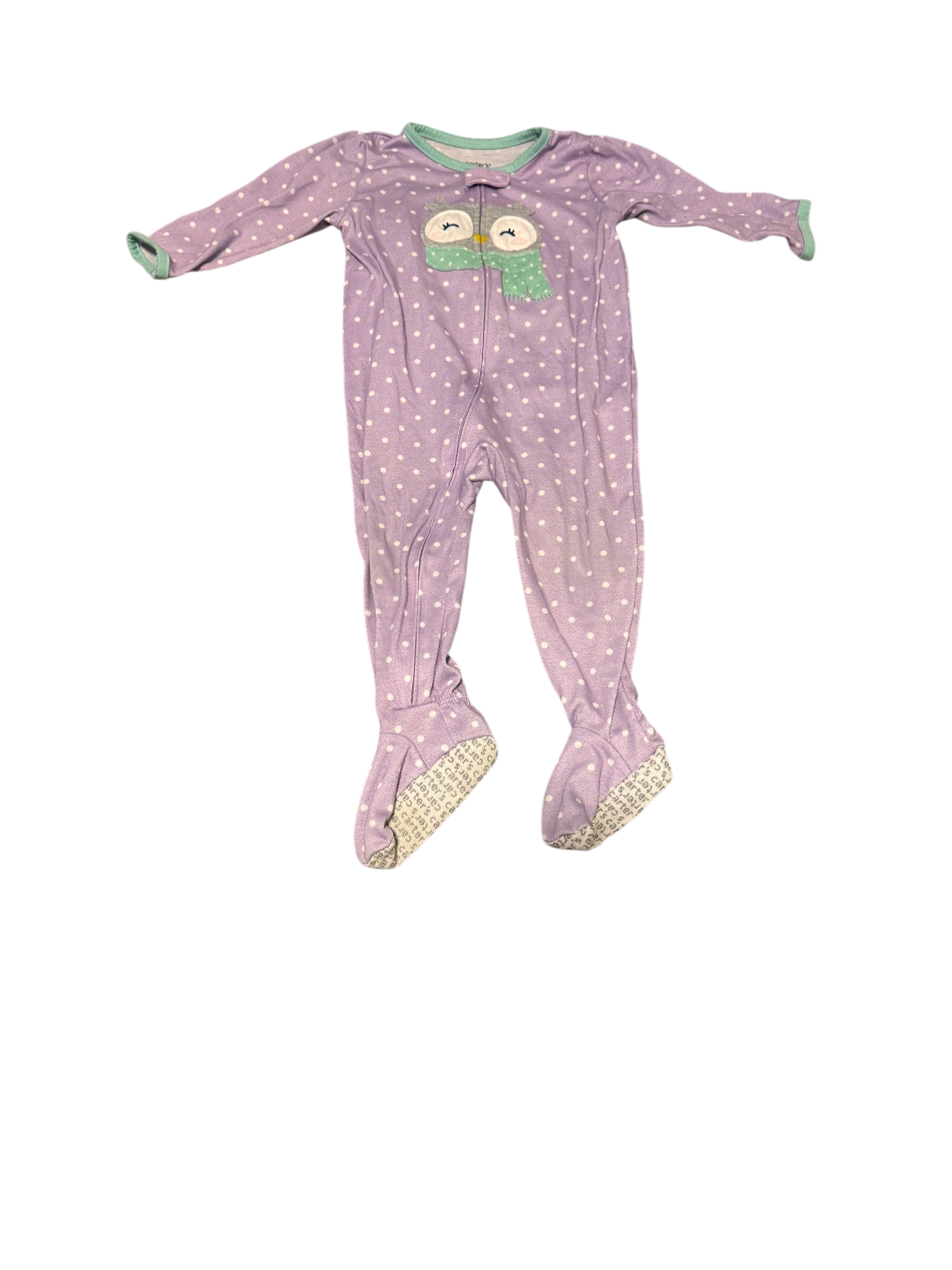 Girls 18 Month Footed Pajamas with Zipper