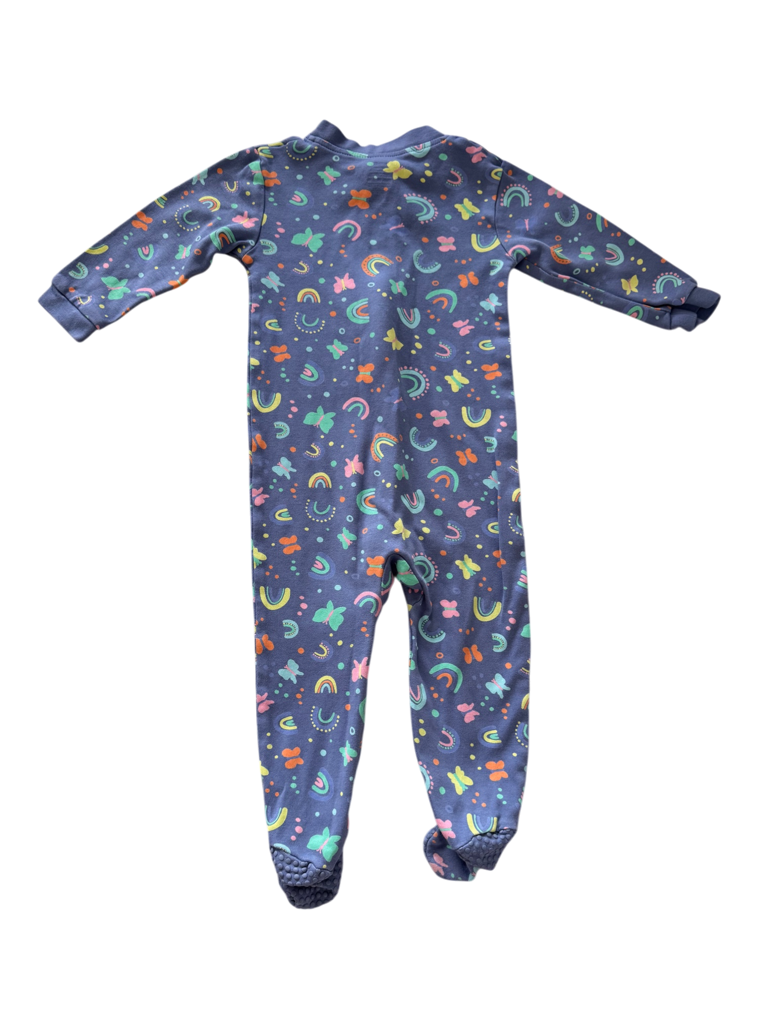 Girls 12-18 Month Footed Pajamas with Zipper