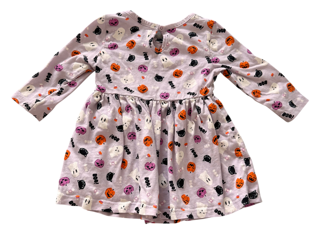 Girls 6-12 Month Long Sleeve Halloween Shirt