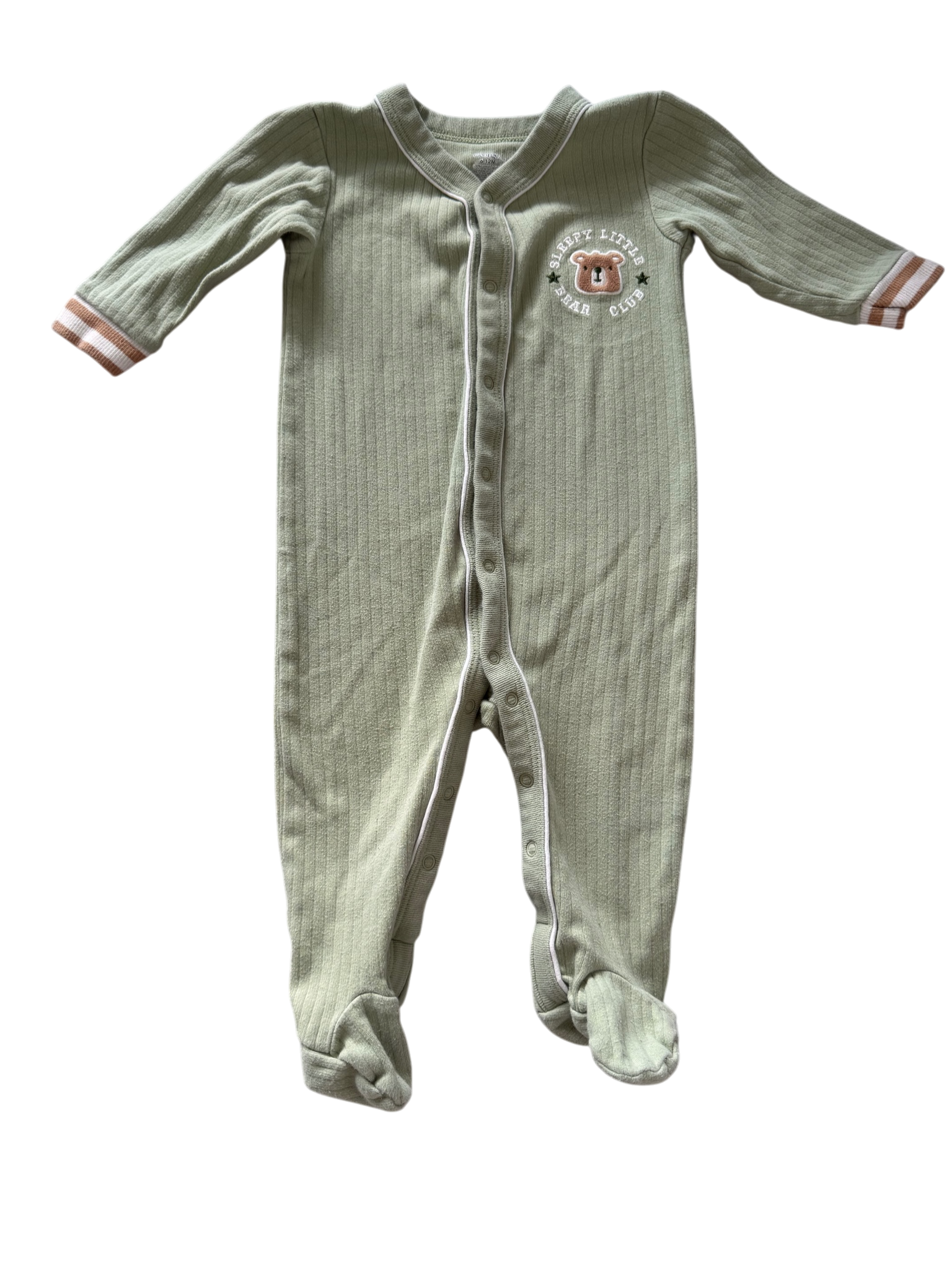 Girls 6-12 Month Footed Pajamas