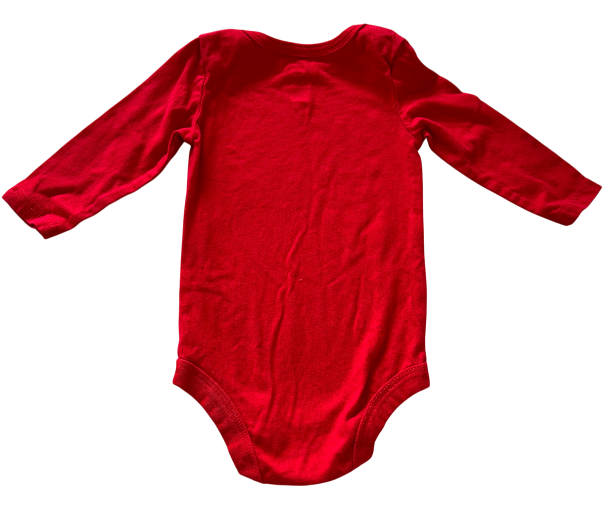 Girls 6-12 Month Long Sleeve Christmas Onesie