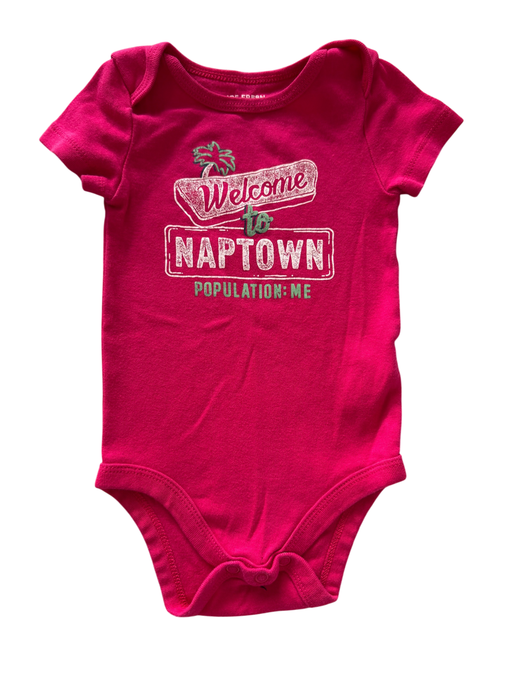 Girls 6-12 Month Short Sleeve Onesie