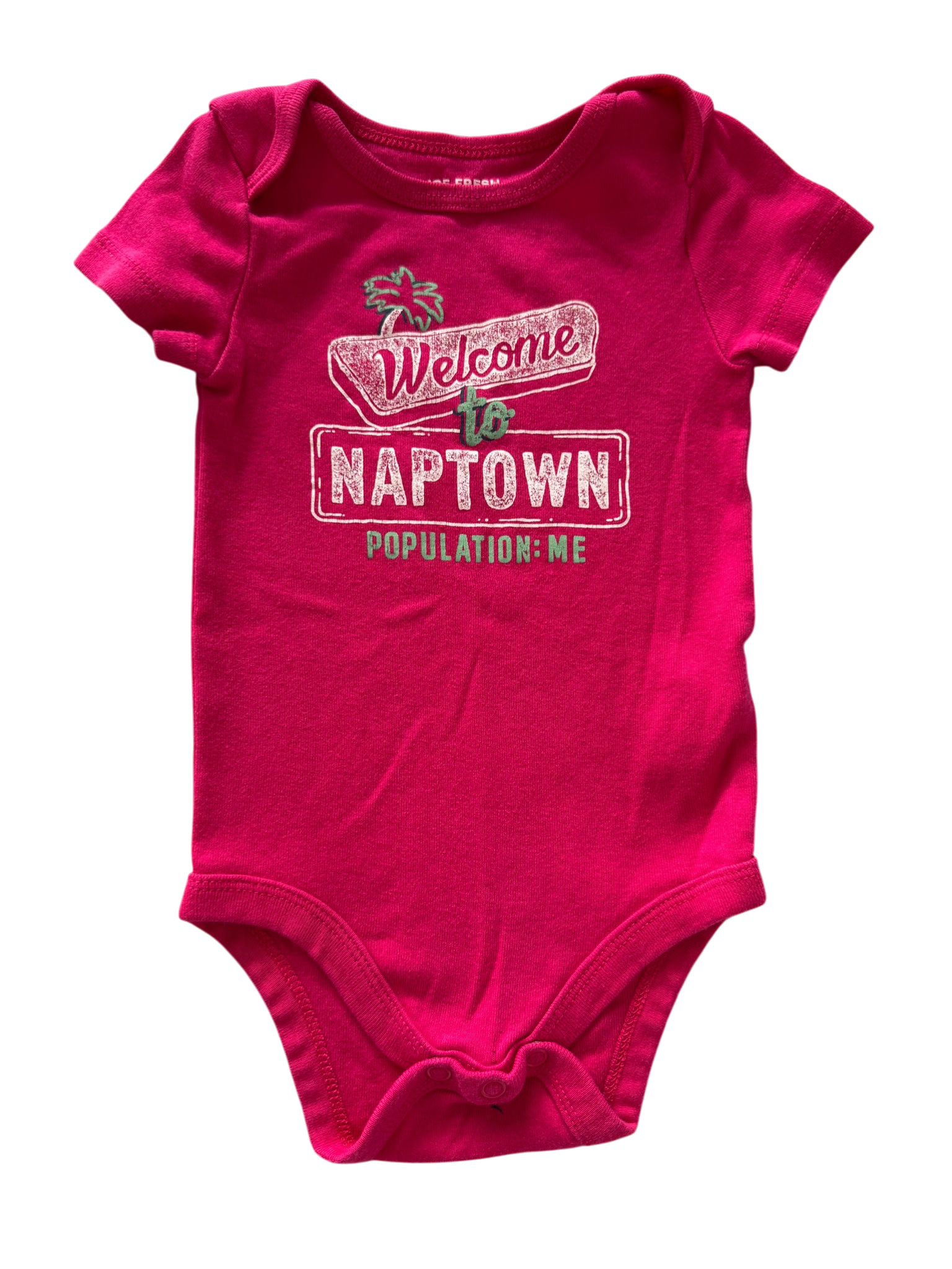Girls 6-12 Month Short Sleeve Onesie